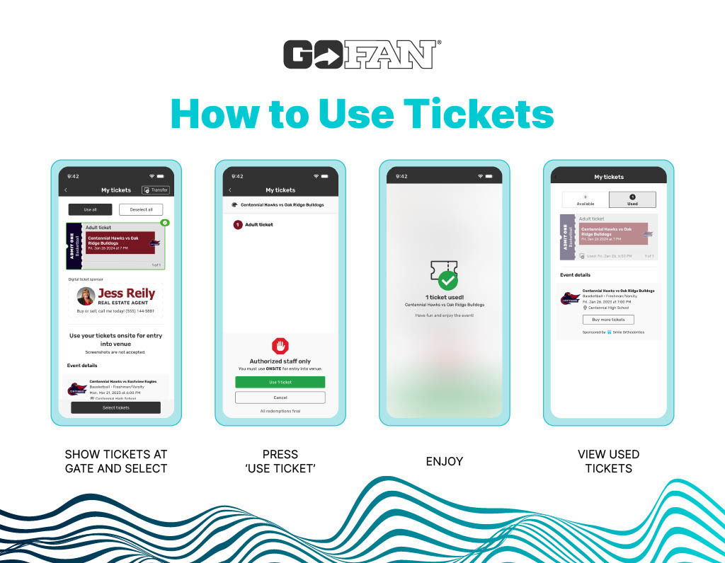 How to use tickets
