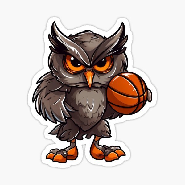 Owl Basketball Stock Photo