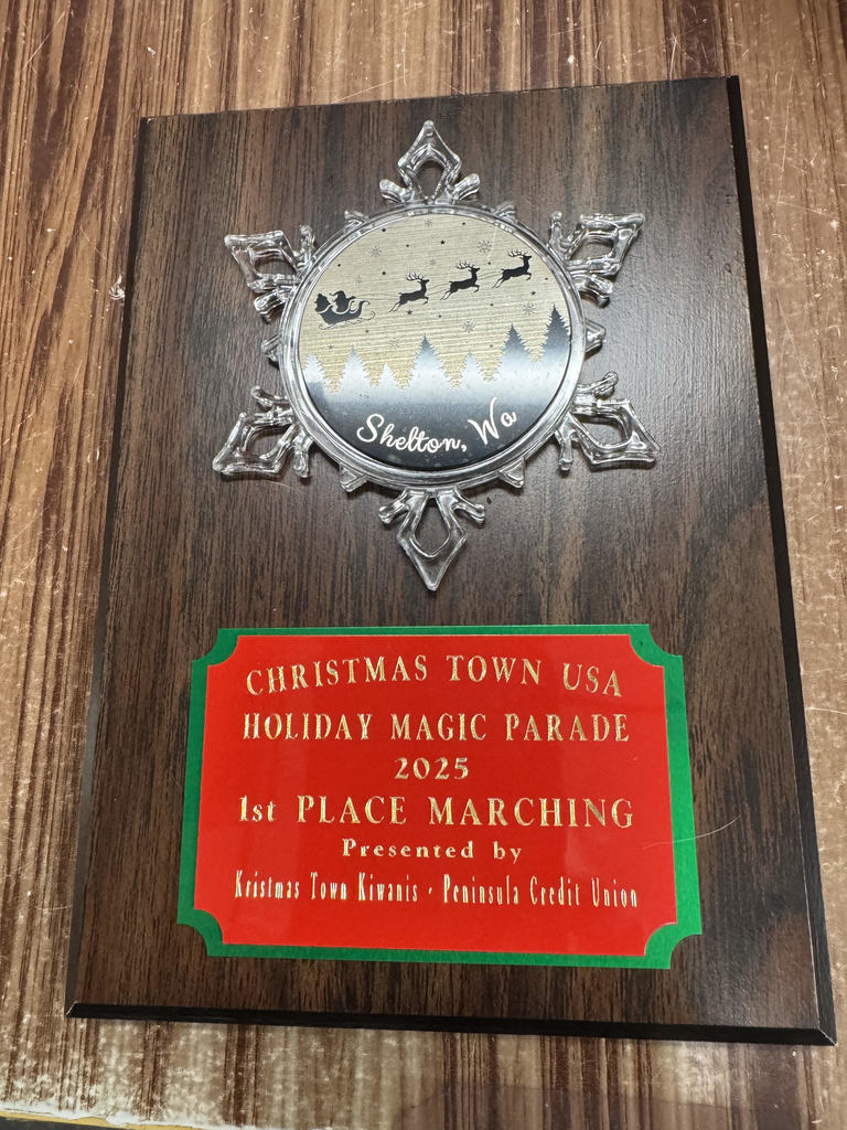 1st Place Marching Plaque