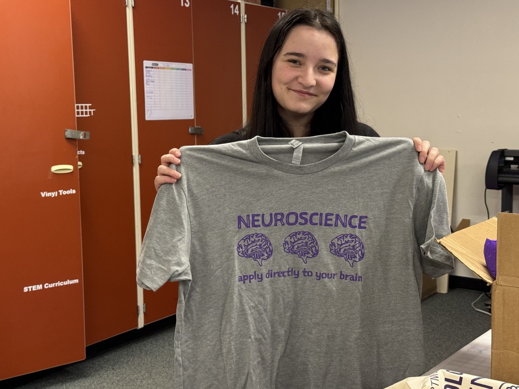 Reagan Mirka & Neuroscience t-shirt