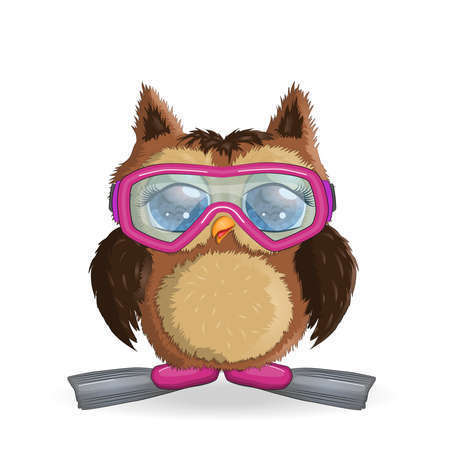 Owl in Scuba Gear