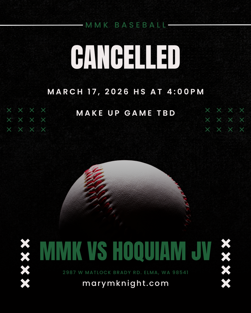 Today's game vs. Hoquiam JV has been canceled