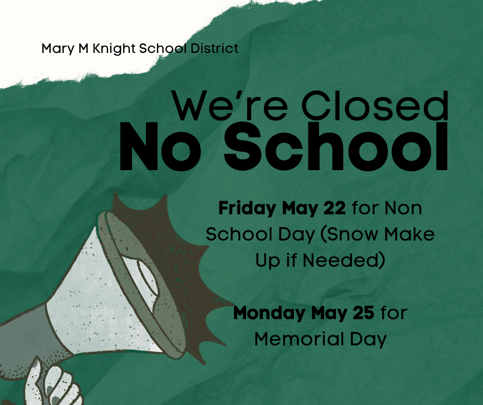 We're Closed - No School