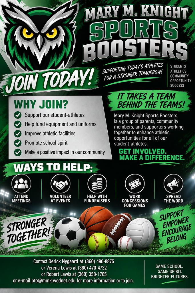 MMK Sports Boosters Flyer