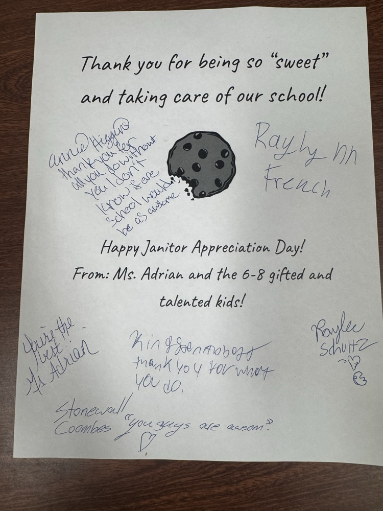 note to the janitors