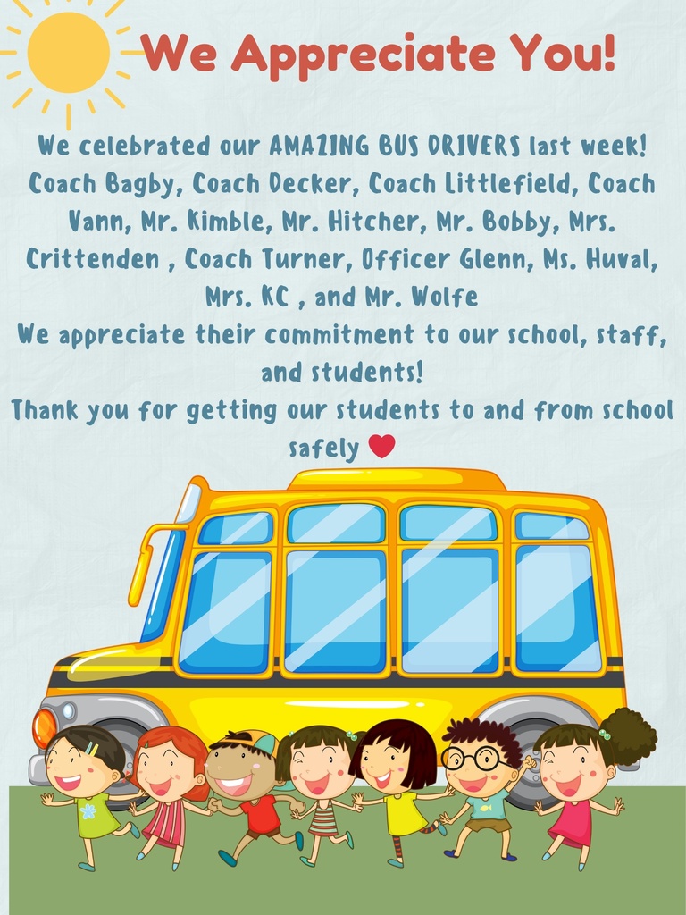 Bus Driver Appreciation