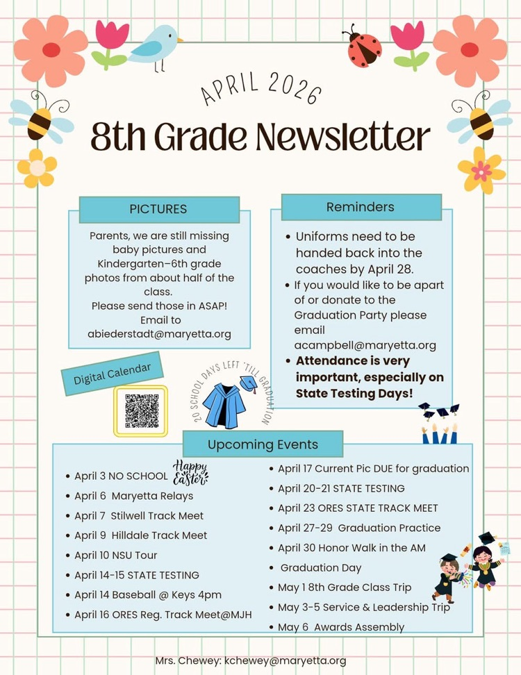April newsletter
