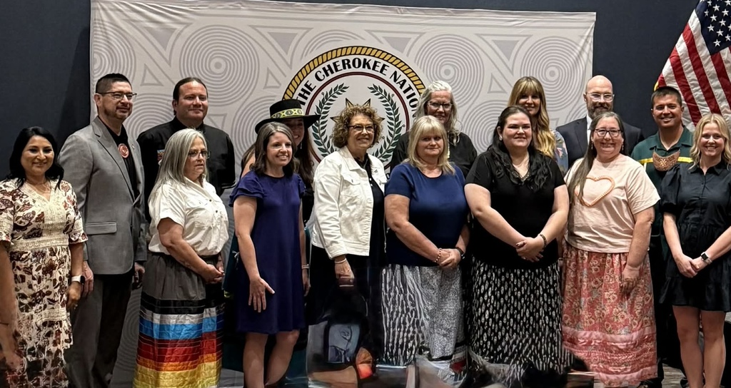 The Nominees for the Teacher of the Year and Cherokee Nation Representatives 