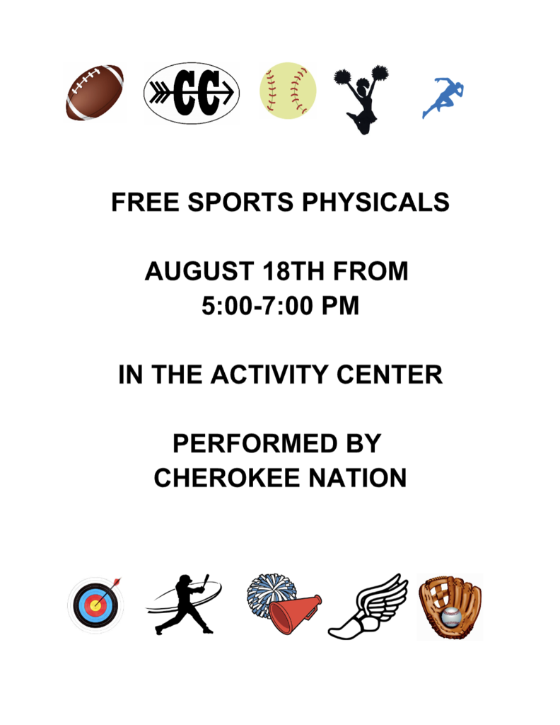 FREE SPORTS PHYSICALS 