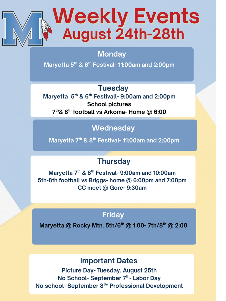 weekly events
