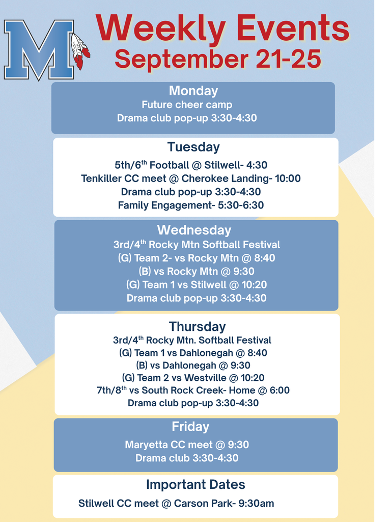 weekly events