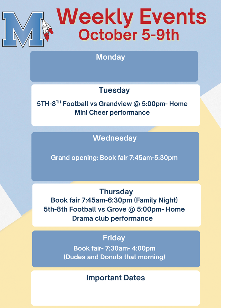 weekly events