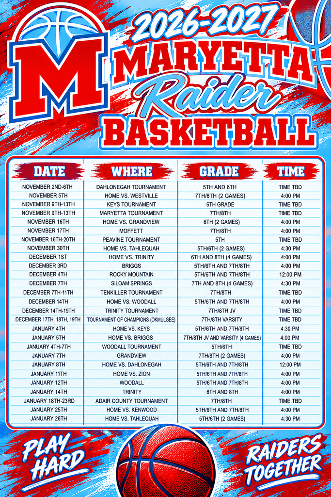 26-27 bb schedule