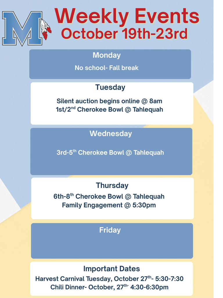 weekly events