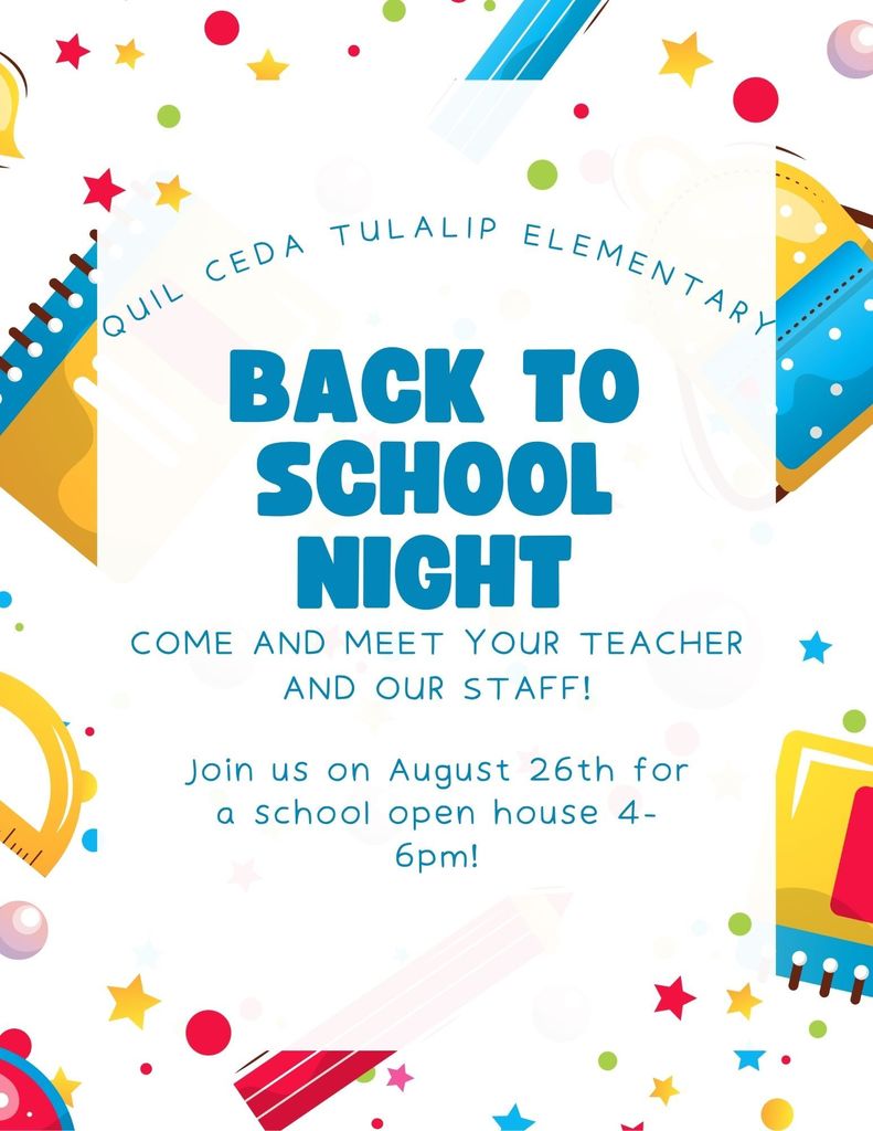 Open House Flyer for QCT Tuesday, August 26th from 4-6
