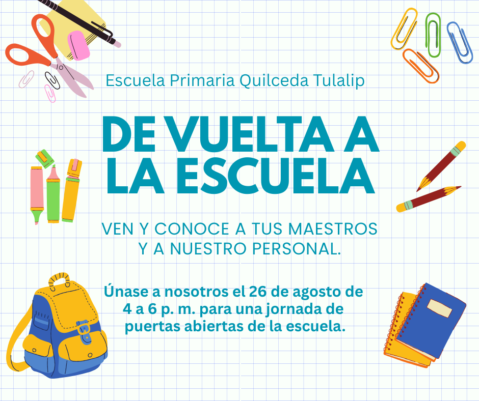 QCT open house flyer in Spanish