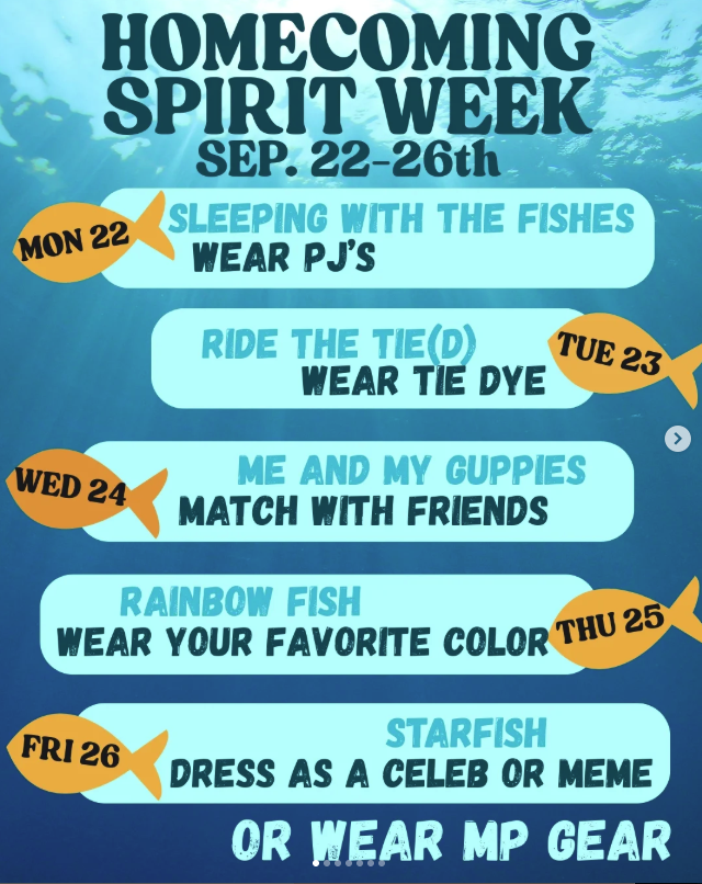 Photo with text for homecoming
