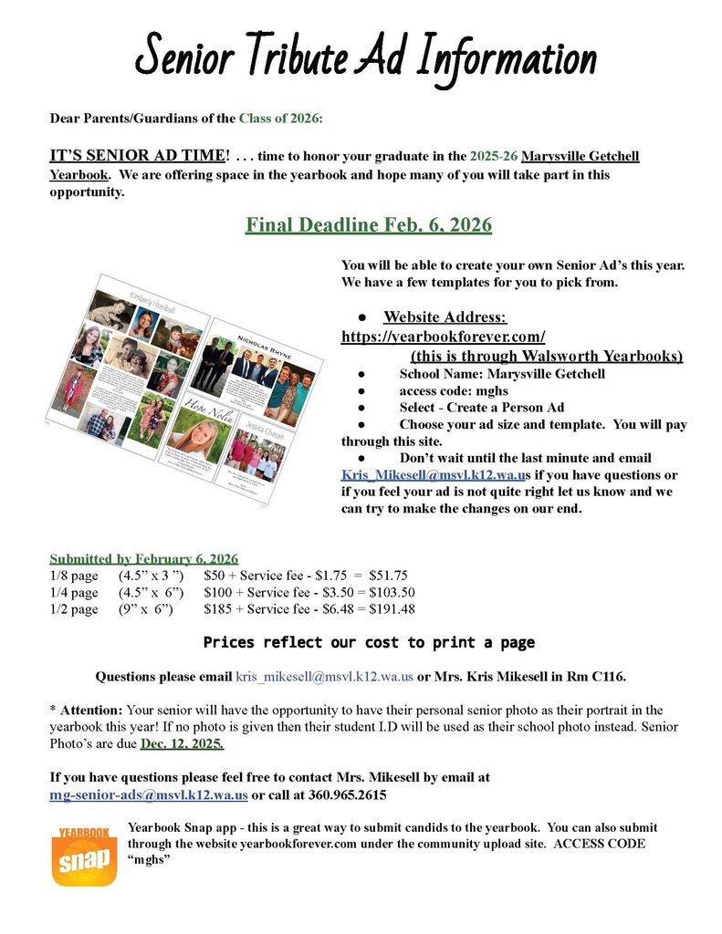 YB Senior Ad Order FORM 2026