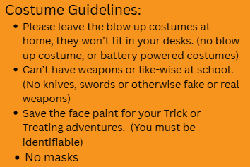 Costume Guidelines