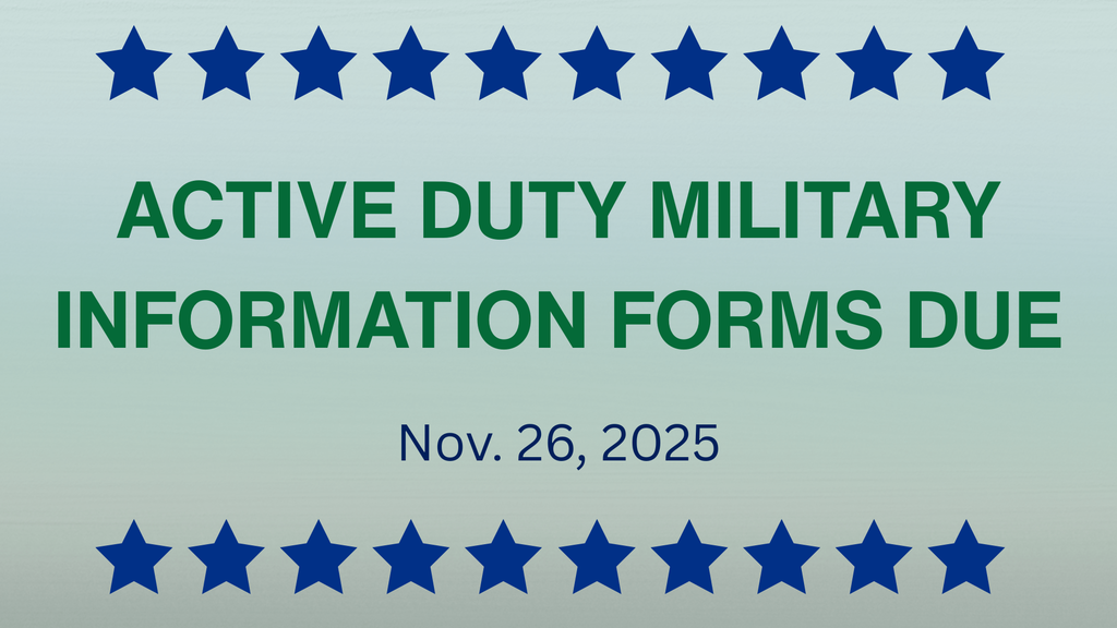 IMPACT AID FORM DUE SOON 