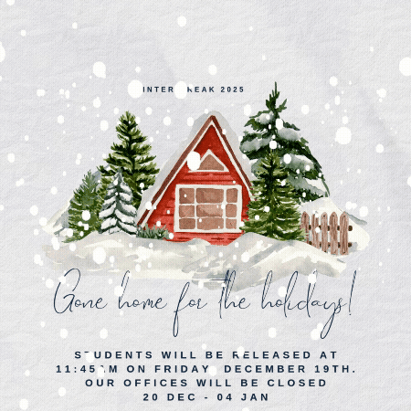 Winter Break 25 - English 