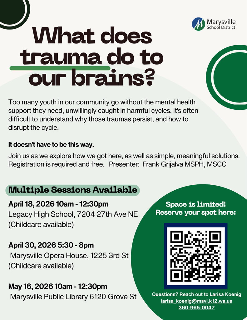 A green image with circles on it shares the information for What Does Trauma Do To Our Brains? 