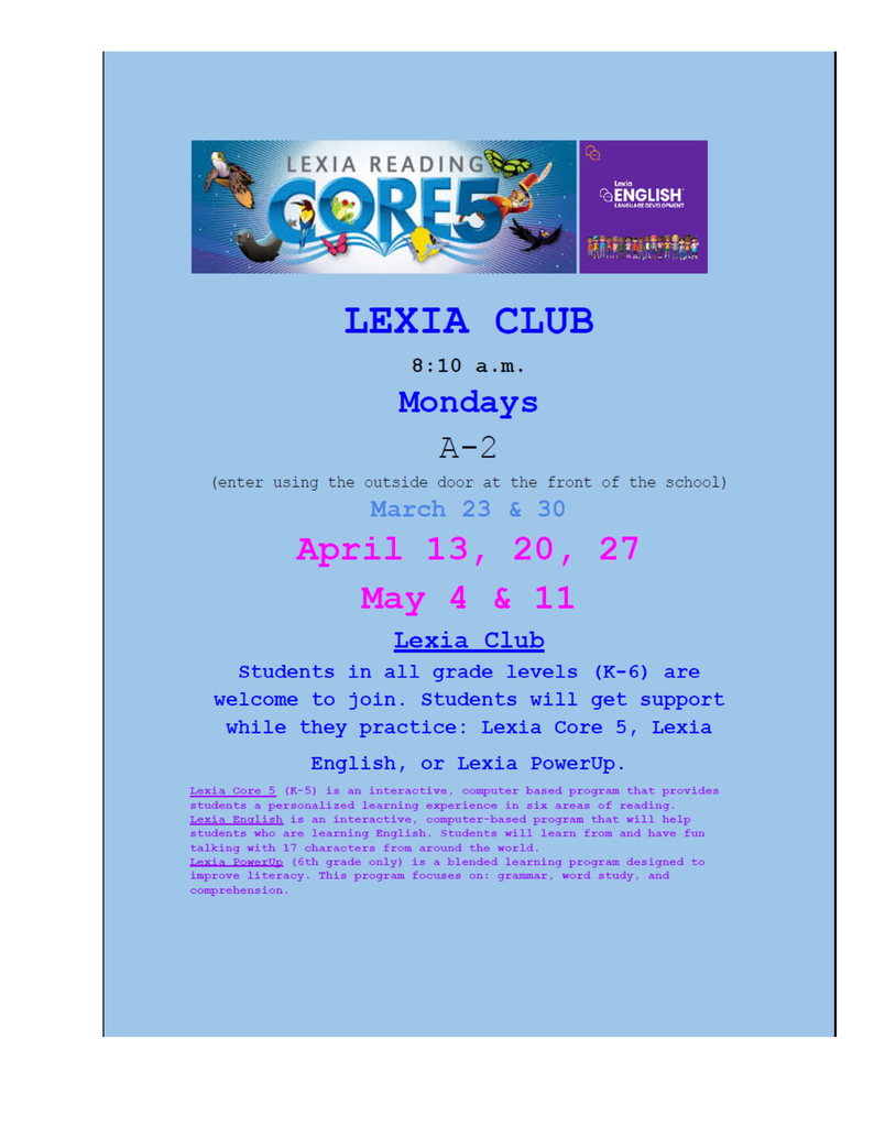 Lexia club