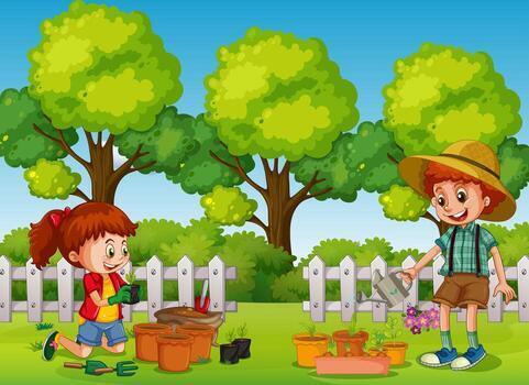 kids garden pots