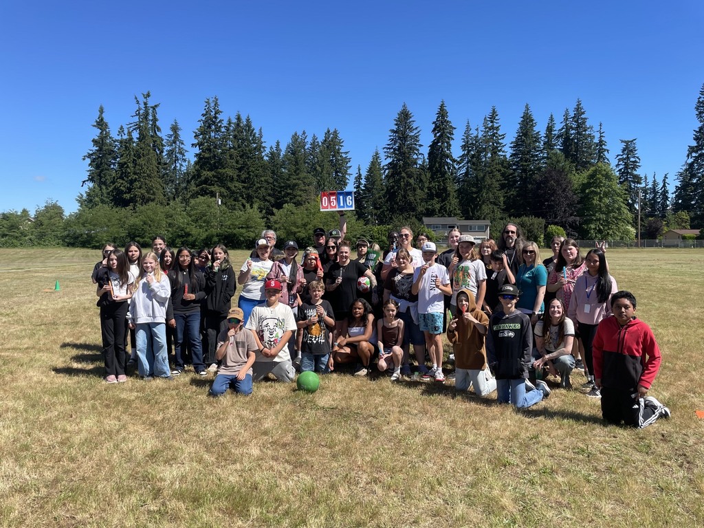 6th grade vs Staff Kickball 