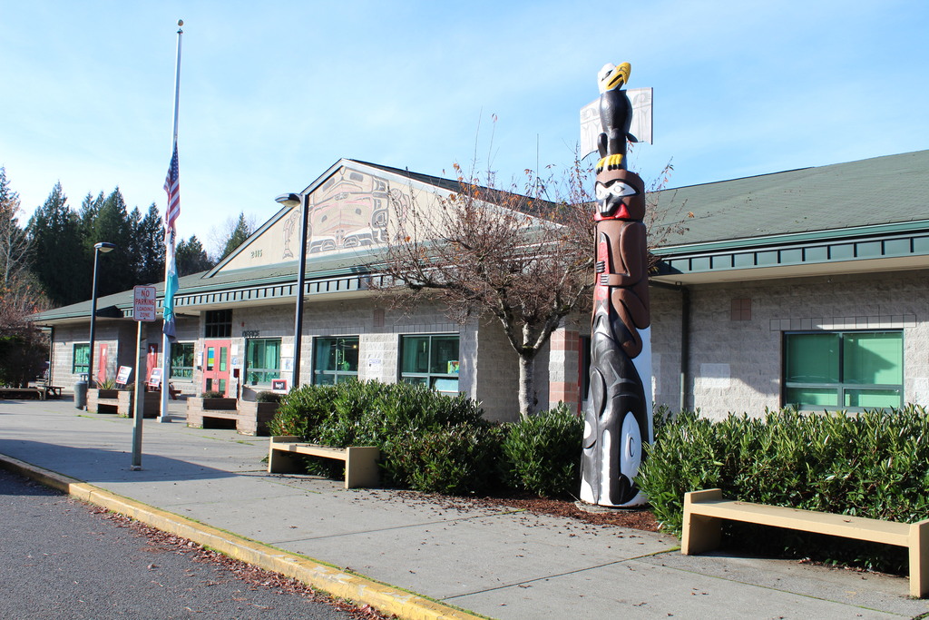 The exterior of Quil Ceda Tulalip Elementary is pictured on a sunny day.