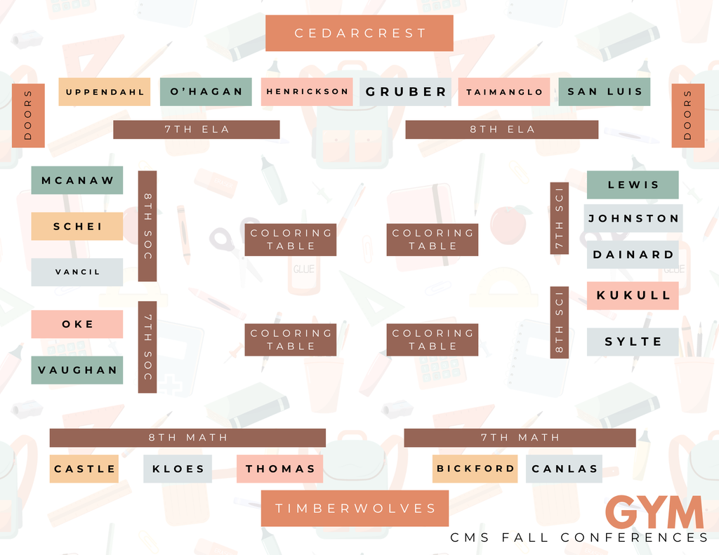 Gym Conference Layout