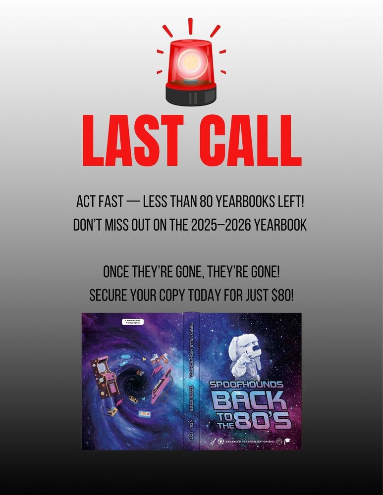 Last Call for Yearbooks