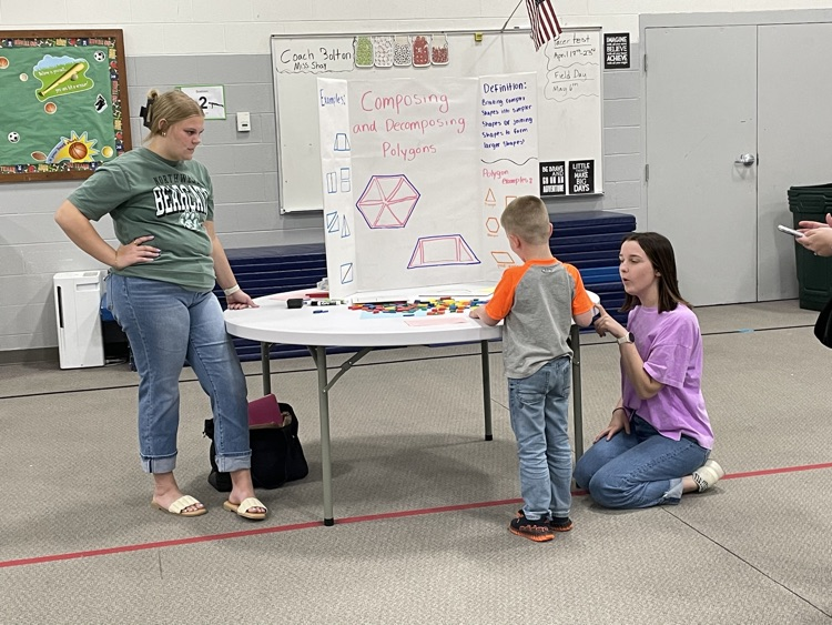 Mrs Swink and the NW Math/Science students held a fun night for our GO program and EFES students! 