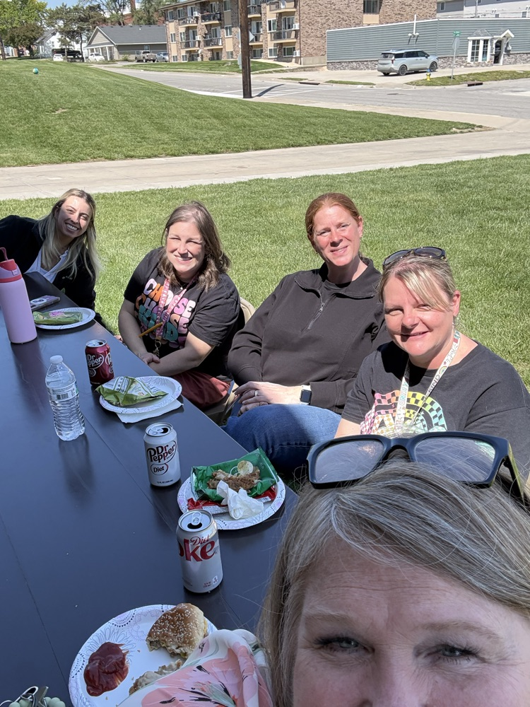 What a fun way to kick off teacher appreciation week! Clarence's grill meal didn't pan out the way we expected but the teachers loved the BK burgers and KFC chicken! Appreciate this group of teachers everyday, just fun to spoil them extra this week!