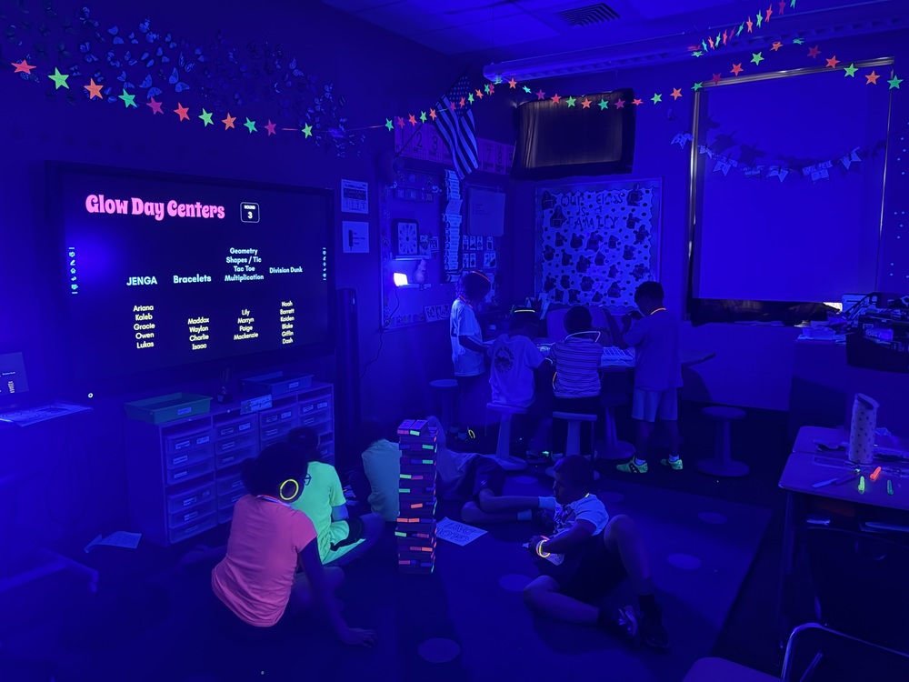 Glow Math Day Picture