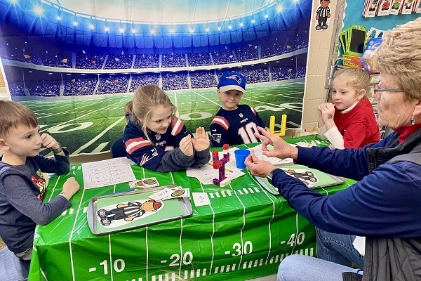 Students and Mrs. Wilkinson