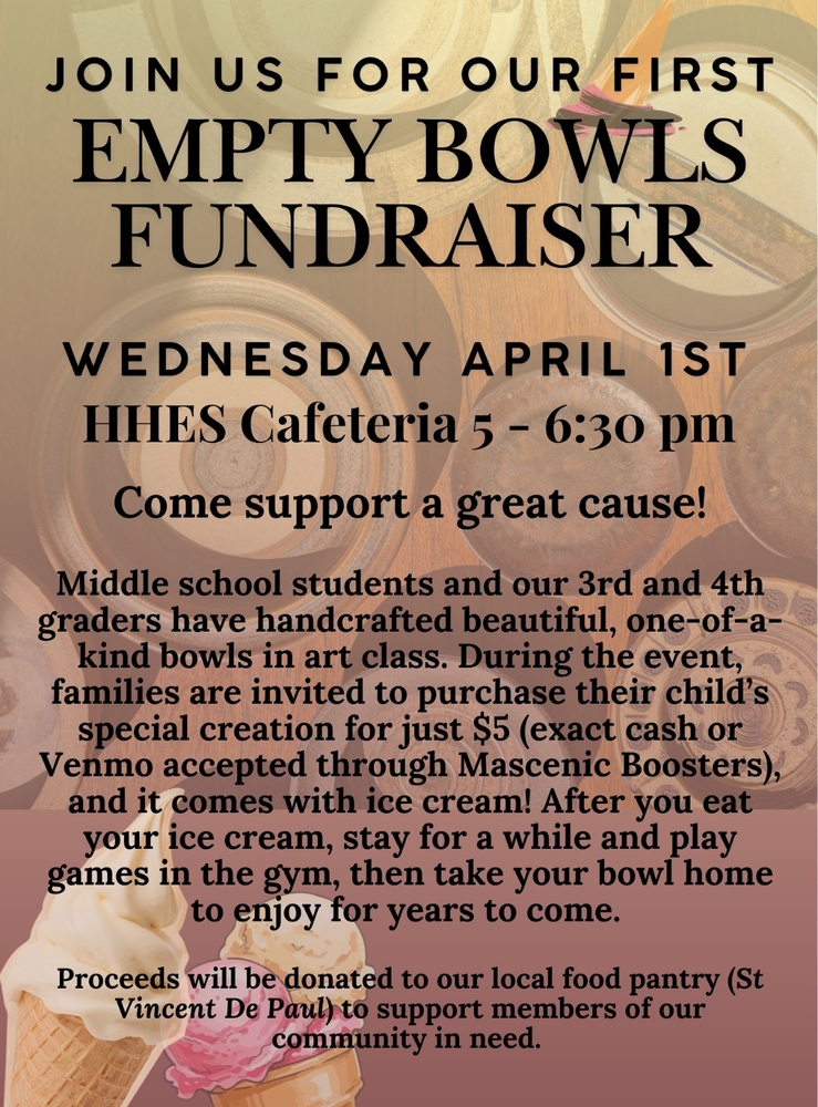 Empty Bowls Fundraiser