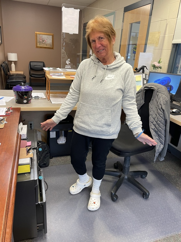 Linda Heywood as a student