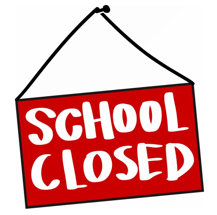 school closed flyer