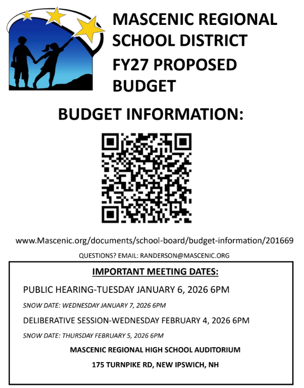 Flyer for 27 proposed budget