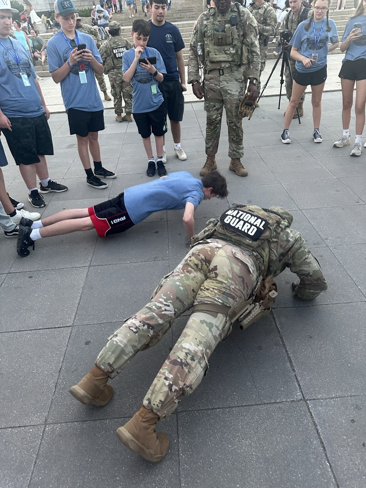 push up contest