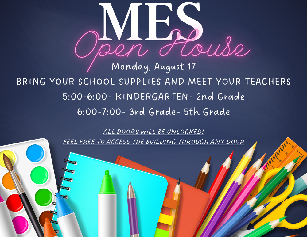 MES Open House Flyer