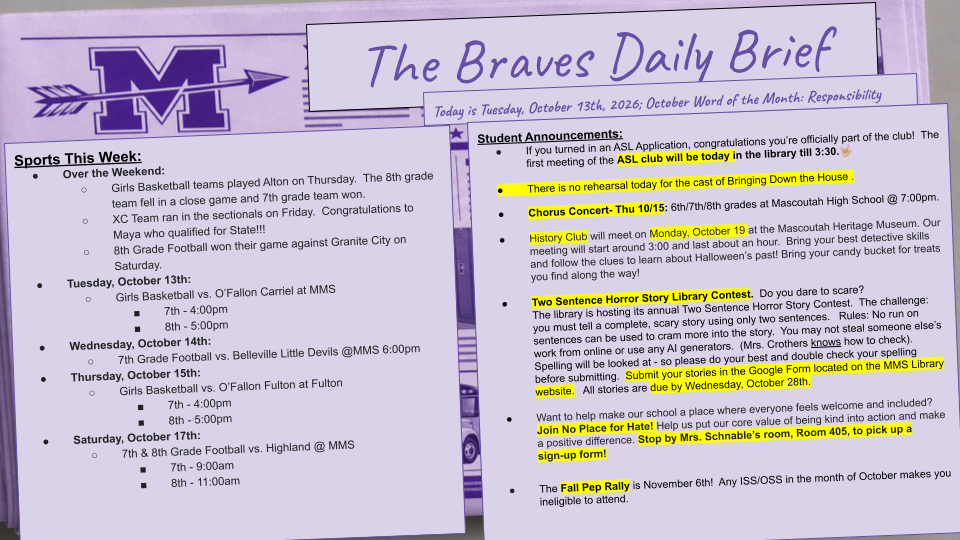 Tuesday 10/13/26