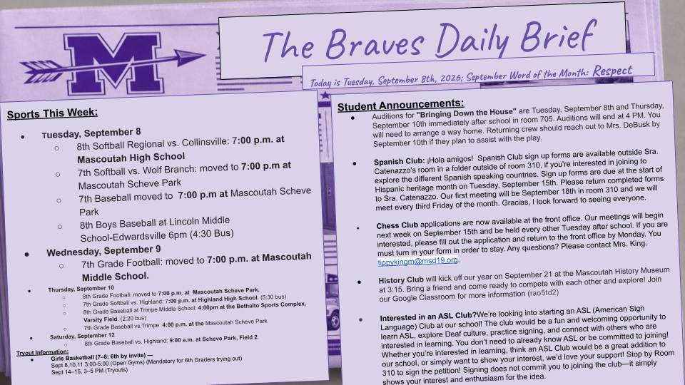 Tuesday 9/8/26