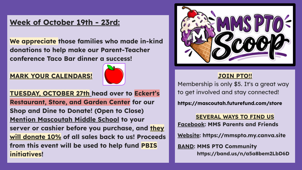 MMS PTO Scoop