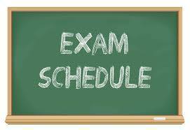 Exam Schedule