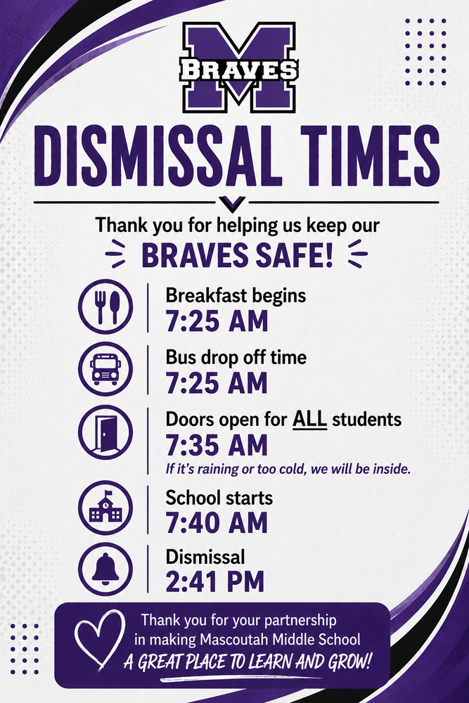 MMS Dismissal Times