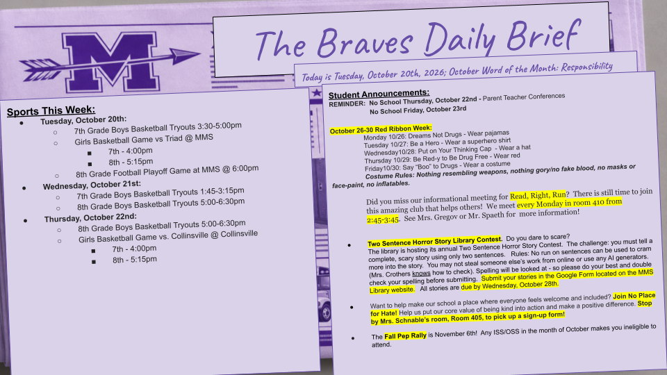 Tuesday 10/20/26