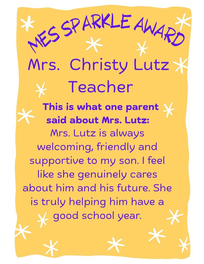 More About Mrs. Lutz