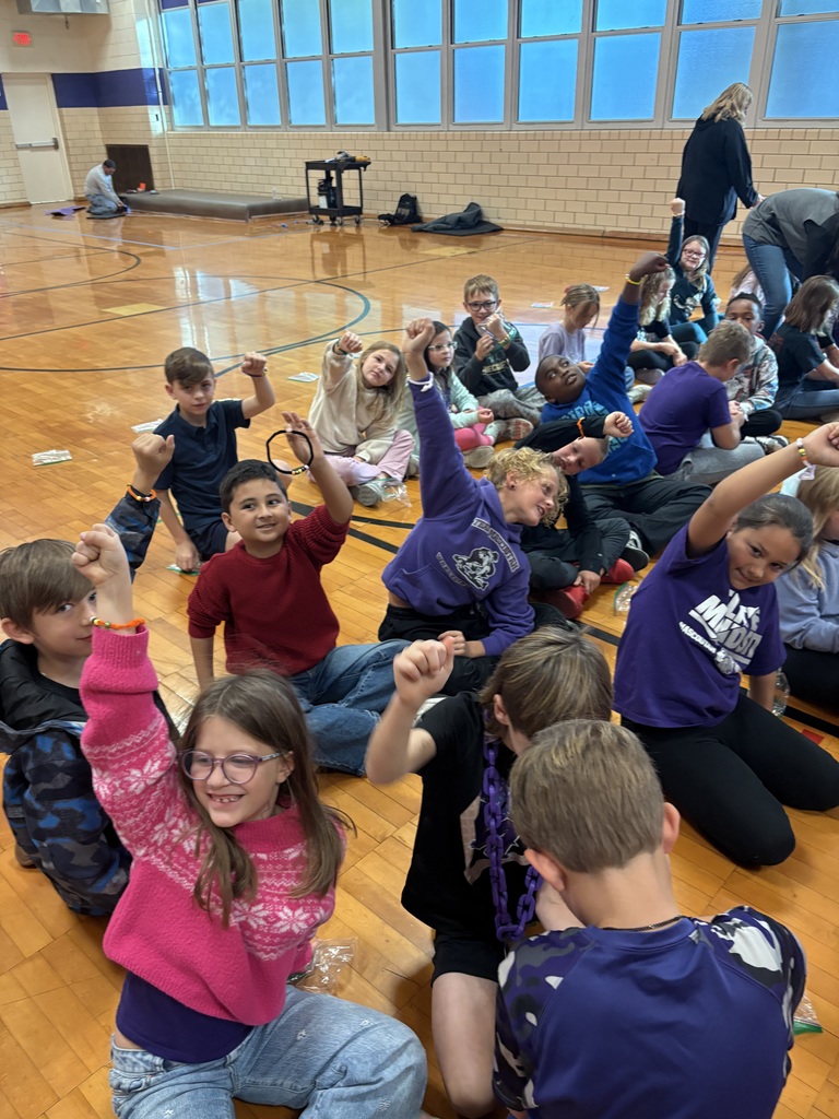 Students showing their work 